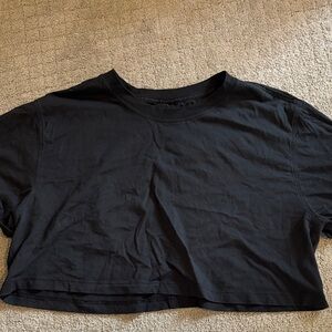 lululemon athletica Black Crop Top